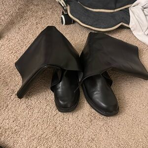 Black boots
